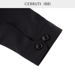 CERRUTI 1881男装早春风衣商务休闲羊毛翻领夹克外套男C4950EI051 深蓝色 54