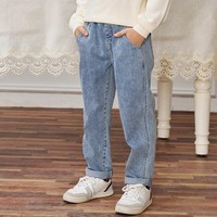 E-LAND KIDS 夏季儿童装长裤中腰时尚男童裤子