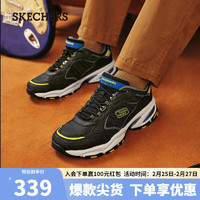 斯凯奇（Skechers）户外机能老爹鞋休闲运动鞋男237145BKYL黑色/黄色39.5