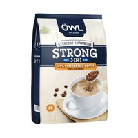 OWL 猫头鹰 冻干咖啡500g马来西亚进口速溶三合一特浓咖啡粉