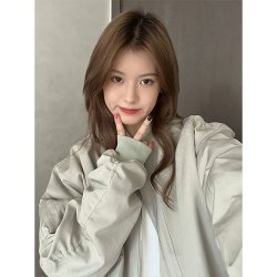 抖音超值购songxier颂希尔西海岸情侣外套百搭美式棒球服vibe垫肩飞行