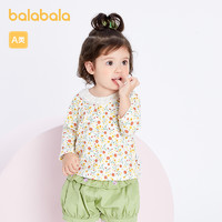 抖音超值购：巴拉巴拉 婴儿衬衫宝宝上衣薄款女童衬衣清新甜美时尚208124100007