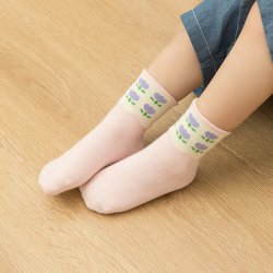 caramella焦糖玛奇朵儿童袜子纯棉春秋款中筒袜秋冬季女孩女童婴儿