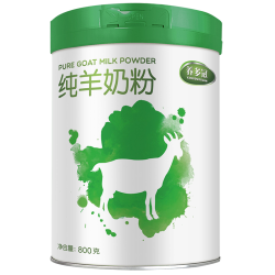 养多冠未添加蔗糖纯羊奶粉官方儿童学生女士中老年全脂成人羊奶粉800