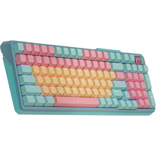 酷冷至尊（CoolerMaster）MK770 Macaron机械键盘无线蓝牙2.4GHz游戏键盘热插拔 可RGB 98个按键 马卡龙-Kailh Box V2 线性红色开关