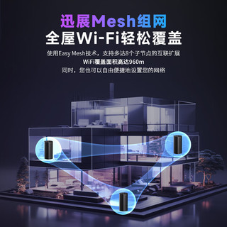 Tenda 腾达 5G CPE随身WiFi 4G/5G全网通 wifi6双频AX1800移动路由器 SIM卡插卡/宽带双模上网 千兆网口