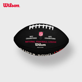 威尔胜（Wilson）橄榄球超级碗比赛用球复刻专业运动训练耐用PVC青少年橄榄球 WF4016502XBMI