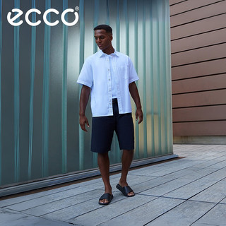 爱步（ECCO）沙滩鞋 夏季沙滩凉鞋拖鞋男外穿勃肯鞋 科摩500914 黑色50091401001 45