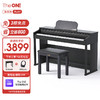 The ONE 壹枱 智能电钢琴 88键重锤数码电子钢琴 儿童初学成人考级 PLAY黑色 版PLAY 黑色