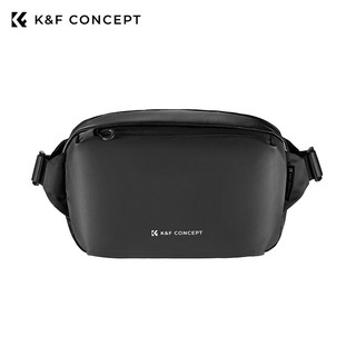 K&F Concept卓尔相机包单肩胸包摄影包富士微单反数码斜跨收纳包休闲旅行骑行通勤卡片机手机配件运动相机背包 耀夜黑