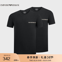 EMPORIO ARMANI EAU男士舒适T恤衫（两件装）