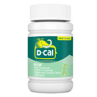 D-Cal 迪巧 儿童钙片维D咀嚼片 45粒*2盒