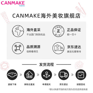 CANMAKE/井田 日本 三效极细塑型眼线笔阴影卧蚕笔不晕染防水防汗 #01 自然棕（啡色系） 0.7g