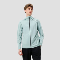 HELLY HANSEN, HH24夏男士高倍防晒UPF100+凉感四面弹户外休闲针织防晒衣 云彩蓝色 L