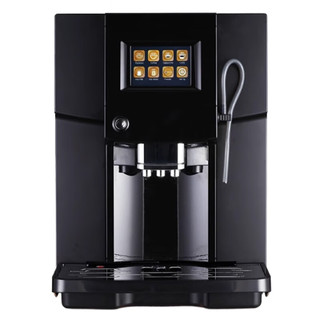 苏勒触屏研磨一体咖啡机全自动商用意式美式自动打奶泡小型   全自动智能触屏-黑色