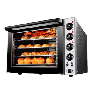 苏勒电烤箱双热风循环四层同烤商用披萨烤箱风炉   标配4烤盘