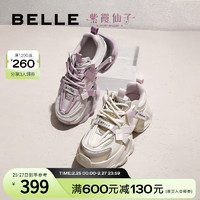 BeLLE 百丽 厚底老爹鞋女鞋子2024春季运动休闲鞋B1743AM4预