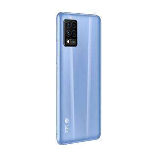 中兴（ZTE）天机Axon 11 轻薄AMOLED双曲面屏 8GB+256GB水漾冰蓝 6400万四摄 视频防抖骁龙765G游戏拍照5G手机