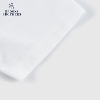 布克兄弟（BrooksBrothers）男士24早春免烫牛津纺纯色正装衬衫 1001-白色 16/H