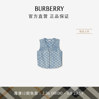 博柏利（BURBERRY）【】女童 马术骑士徽标牛仔背心80729881 8Y