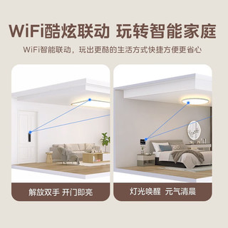 美的（Midea）LED吸顶灯客厅餐厅卧室儿童灯智能护眼高显指全光谱客厅灯灯具 全光谱智控-客厅灯112W