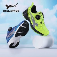 DIAL DRIVE 日本男女童运动鞋网面透气户外跑步鞋防滑轻便旋钮新款
