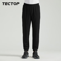 TECTOP 探拓 针织运动裤 男款经典黑 XL