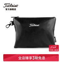 Titleist泰特利斯高尔夫包全新Zippered随身包置物收纳包男士手包TA20ZP 黑色