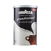 意式lavazza拉瓦萨冻干速溶咖啡粉罐装95g冲饮即溶白咖啡