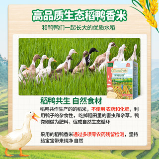 GRANDPA'S 爷爷的农场婴幼儿零食米饼6.4g尝鲜装稻鸭香米不加添加剂