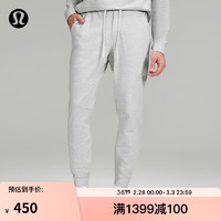 lululemon 丨City Sweat 男士运动裤 *短款 LM5AJXS 杂色浅灰色/海盐灰 S/6