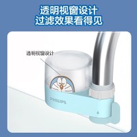 PHILIPS 飞利浦 哆啦A梦净水器家用水龙头过滤器净化陶瓷滤水器一机四芯