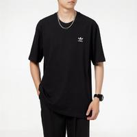 adidas ORIGINALS 男三叶装上衣运动跑步休闲宽松圆领舒适透气短袖T恤