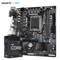 移动端：GIGABYTE 技嘉 主板CPU套装 H610M H D4+i5-12490F 处理器 板U套装