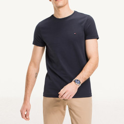 tommyhilfiger汤米希尔费格汤米希尔费格圆领短袖男装夏圆领休闲刺绣