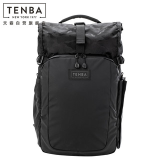 天霸TENBA 摄影包双肩户外防水休闲微单相机包 富尔顿Fulton v2 迷彩黑色10L 637-732 10L-户外款-迷彩黑