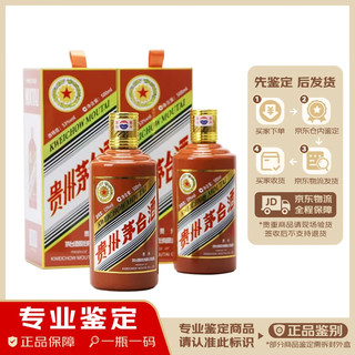 MOUTAI 茅台 龙年生肖纪念收藏 酱香型白酒 53度 2024年 500mL 2瓶