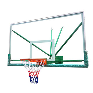 博森特（BOSENTE） 篮球架  挂壁式成人家用标准户外简易篮球架 室外挂墙式篮球架子 1.2厚篮板+100支架+弹簧篮圈