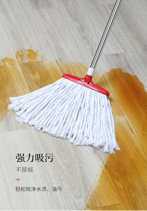 好媳妇拖把家用一拖净免手洗2024棉纱拖布拧水双层加厚干湿两用地拖