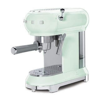 SMEG斯麦格意式咖啡机家用半自动 带蒸汽奶泡机 ECF01绿色