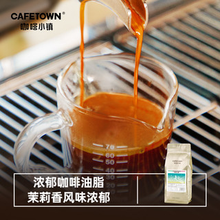 CafeTown 咖啡小镇 茉莉山雪意式拼配咖啡豆浓缩云南水洗中度烘焙咖啡粉454g