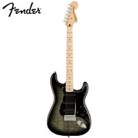 Fender 芬达 电吉他SQ Affinity系列 ST型 焰纹单单双枫木指板 黑色渐变