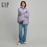 3.8焕新、88VIP：Gap 盖璞 女装秋季2023LOGO廓形发热保暖面包型羽绒服720893外套