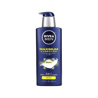 NIVEA 妮维雅 美国直邮Nivea妮维雅男性3合1乳液滋养补水保湿芦荟500ml