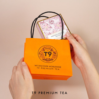 【热销】T9小金罐白桃乌龙葡萄调味茶叶花果茶花茶礼盒25g