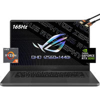 华硕（ASUS）ROG Zephyrus G15 超薄游戏笔记本 R9 5900HS G15 RTX 3060-40GB  2TB