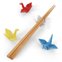 YOSHINA 吉奈 日本进口筷子架托陶瓷餐桌筷架家用放筷子的小托筷架架子