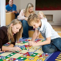 大号飞行棋儿童益智大富翁地毯二合一多功能游戏棋类大全玩具成人