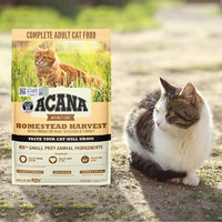 ACANA 爱肯拿 丰收家园成猫全价猫粮增肥发腮无谷鸡肉配方粮 1.8kg