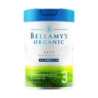 BELLAMY'S 贝拉米 澳洲贝拉米白金奶粉3段1-3岁宝宝800g*1罐有机白金进口